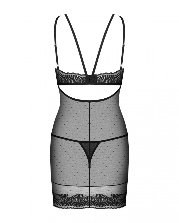 Сорочка мереживна Obsessive Allastia chemise