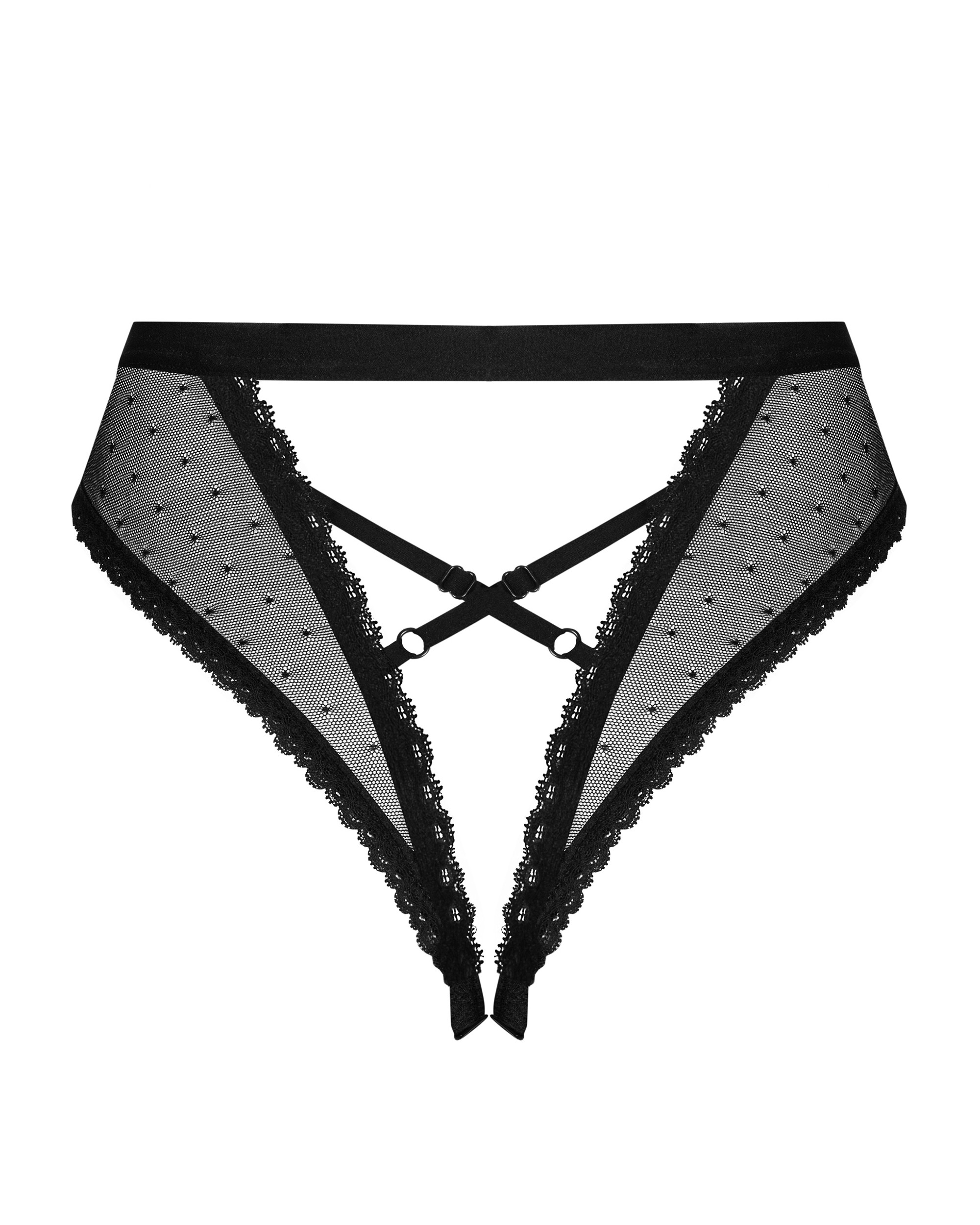 Трусики Obsessive Mauress Black S / M