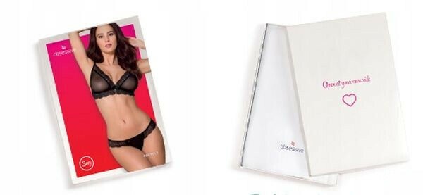 Боді Obsessive Elisetta Black S/M