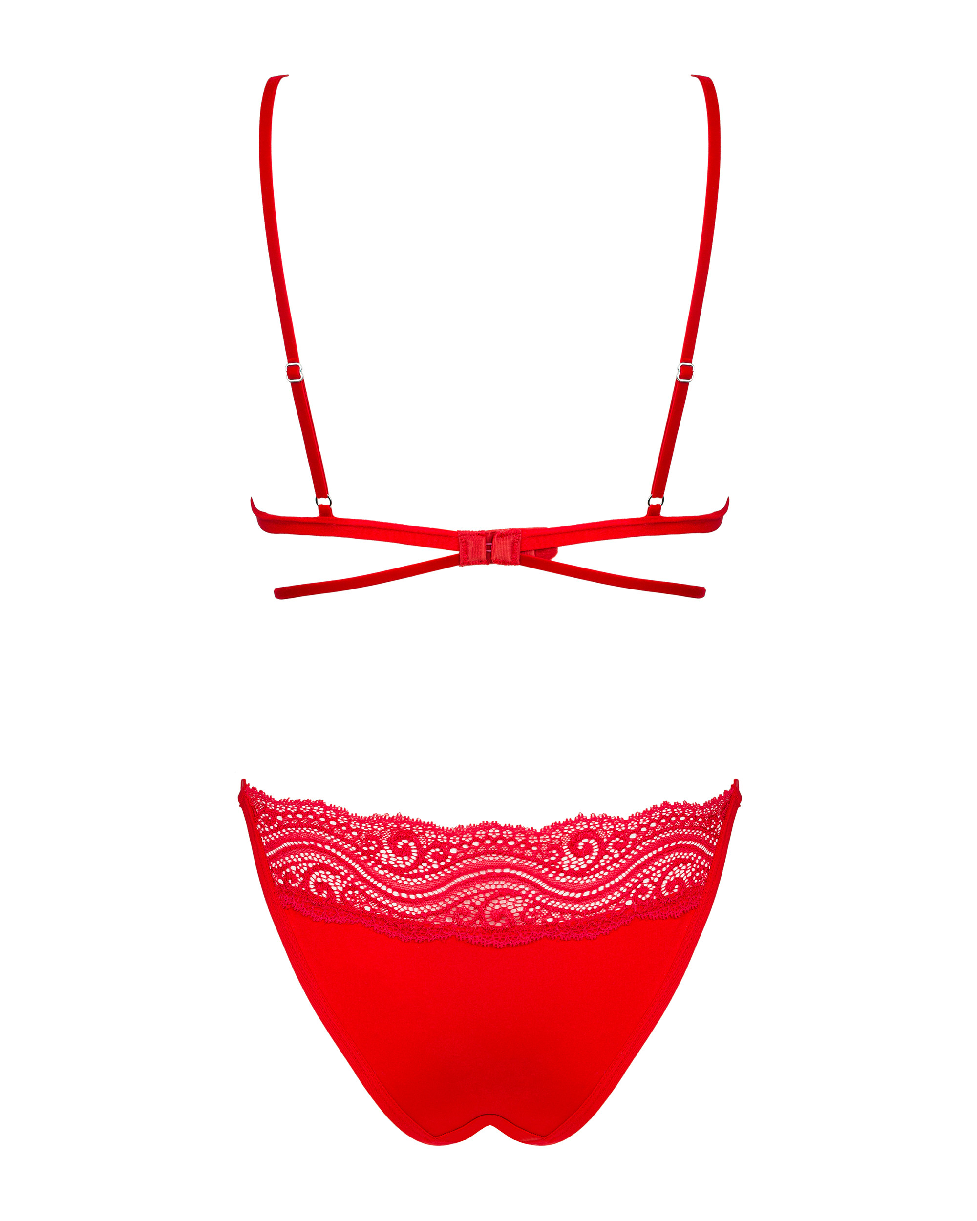 Сексуальний комплект Obsessive Diyosa set 2-pcs red XS/S