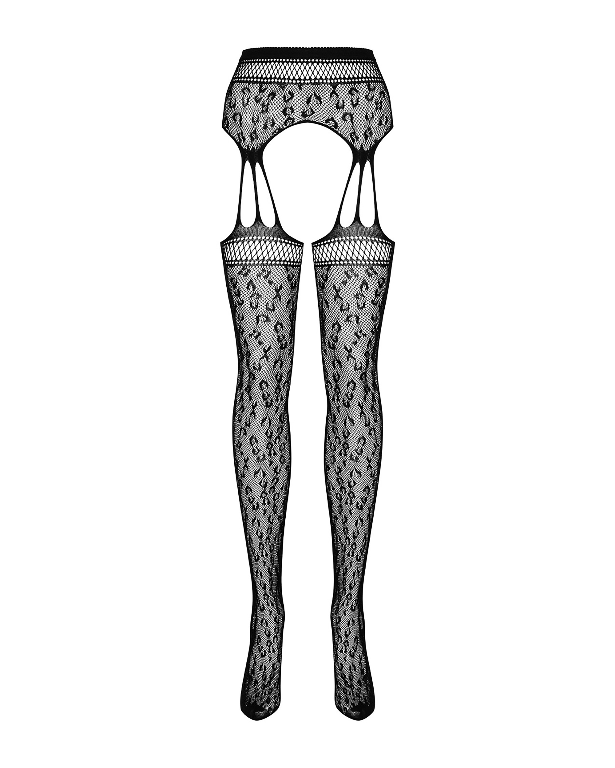 Панчохи з поясом Obsessive Garter stockings S817 S/M/L