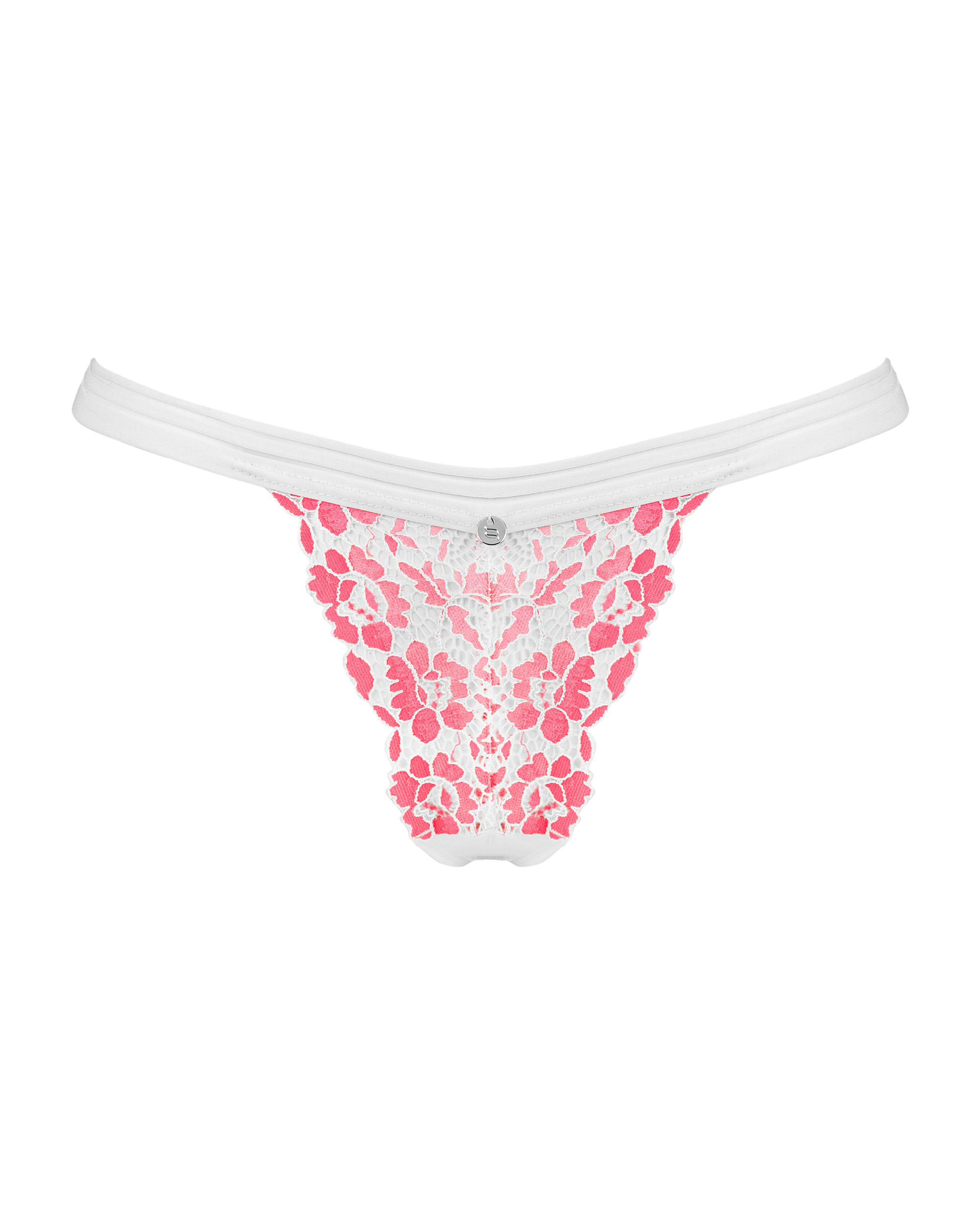 Трусики стринги кружевные Obsessive Bloomys thong S/M