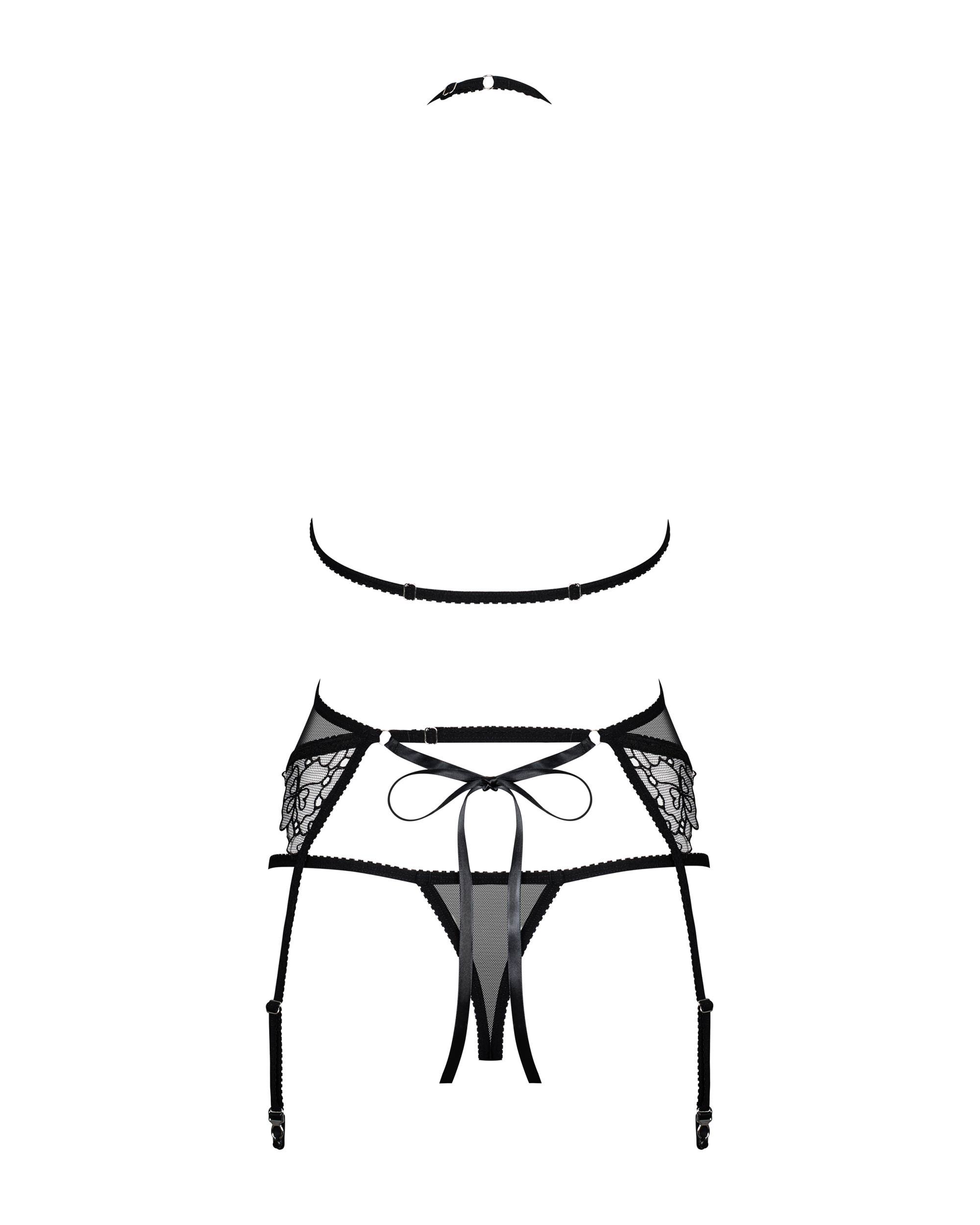Комплект Obsessive UNIQUELLA THREE PIECES SET S/M