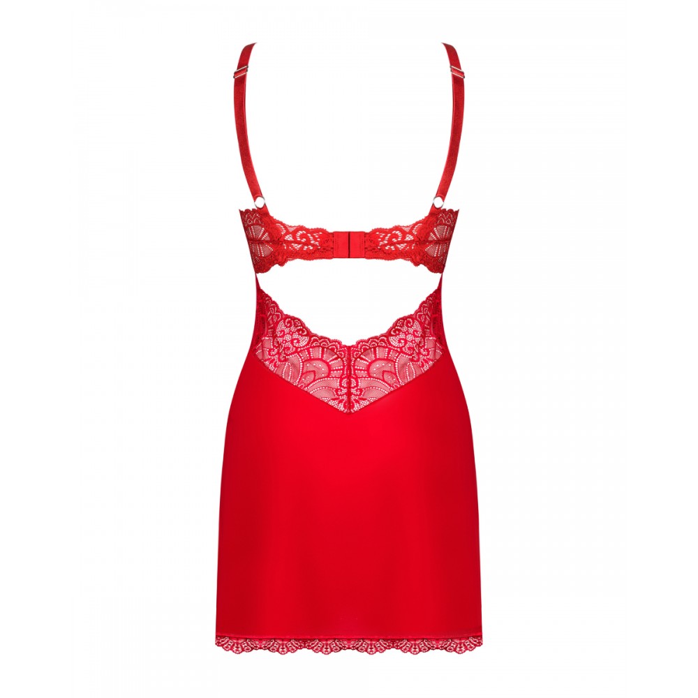Комплект Obsessive Loventy сорочка та стрінги S/M