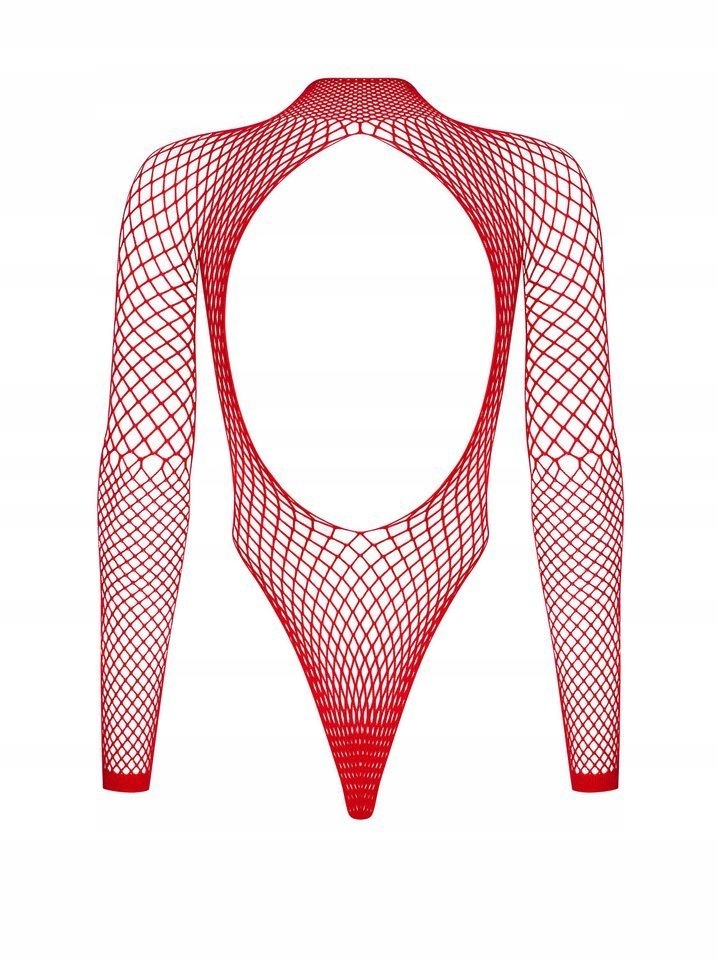 Боді Obsessive B126 teddy red S/M/L