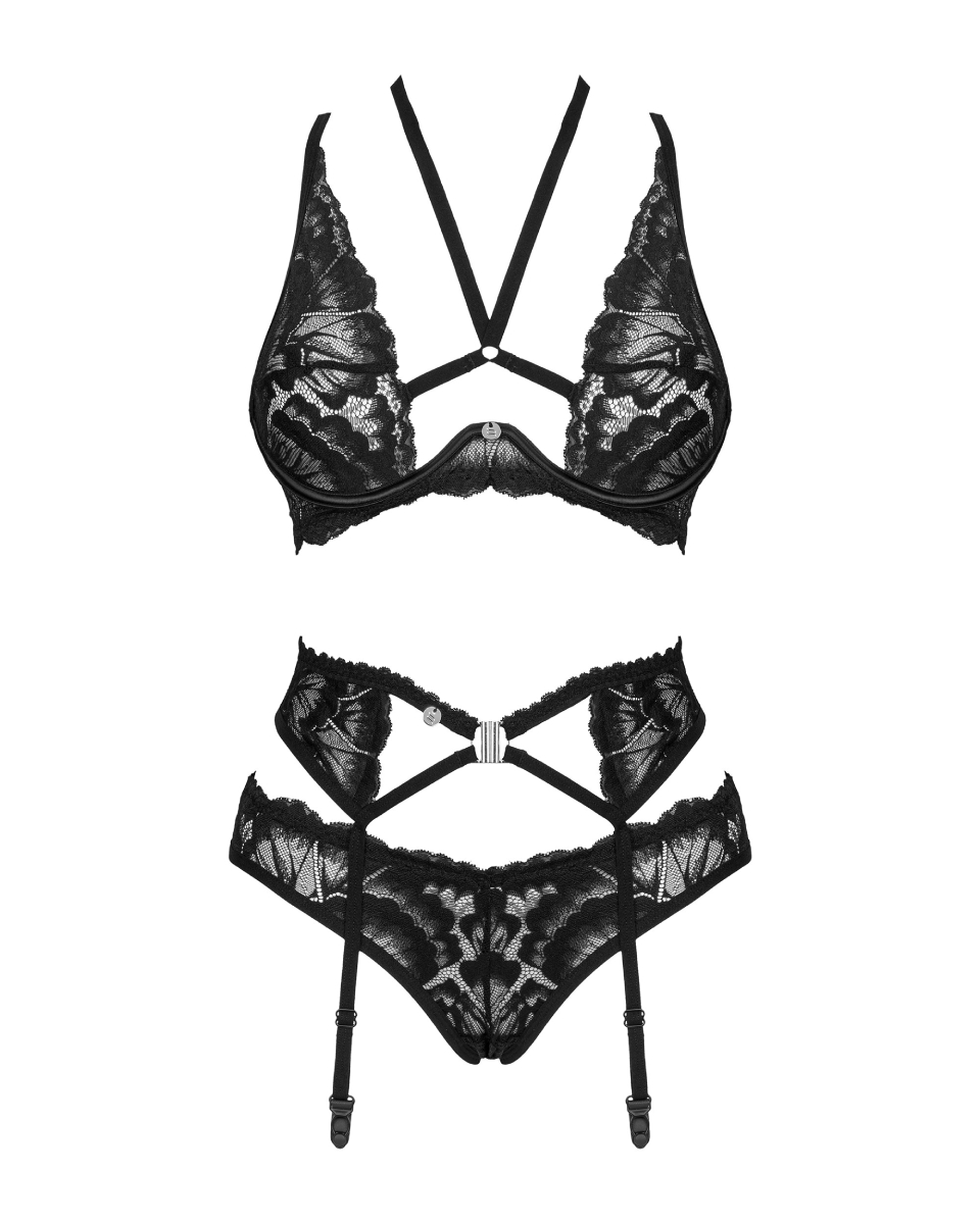 Комплект Obsessive Alessya 3 предмети M/L