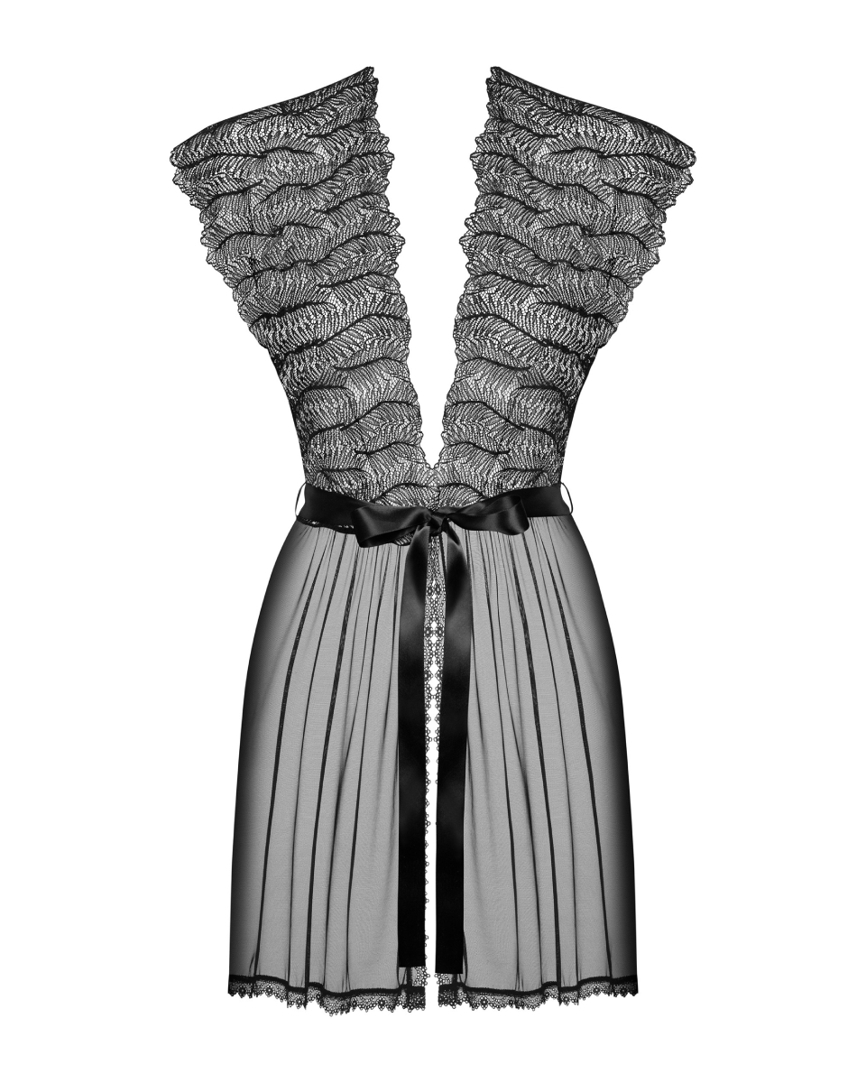 Мереживний халат Obsessive Romanesa peniuar L/XL