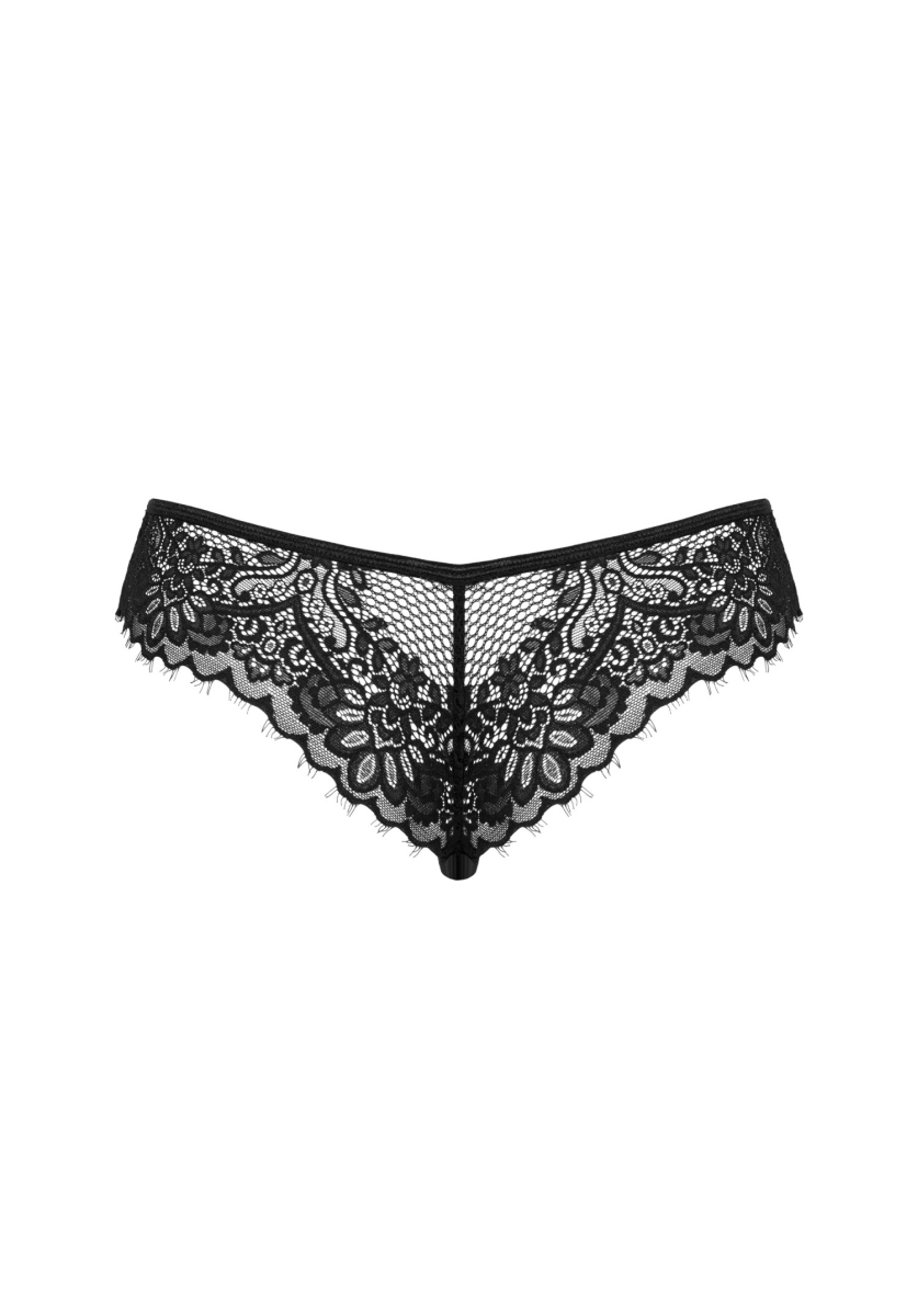 Трусики черные Maderris panties Obsessive M/L
