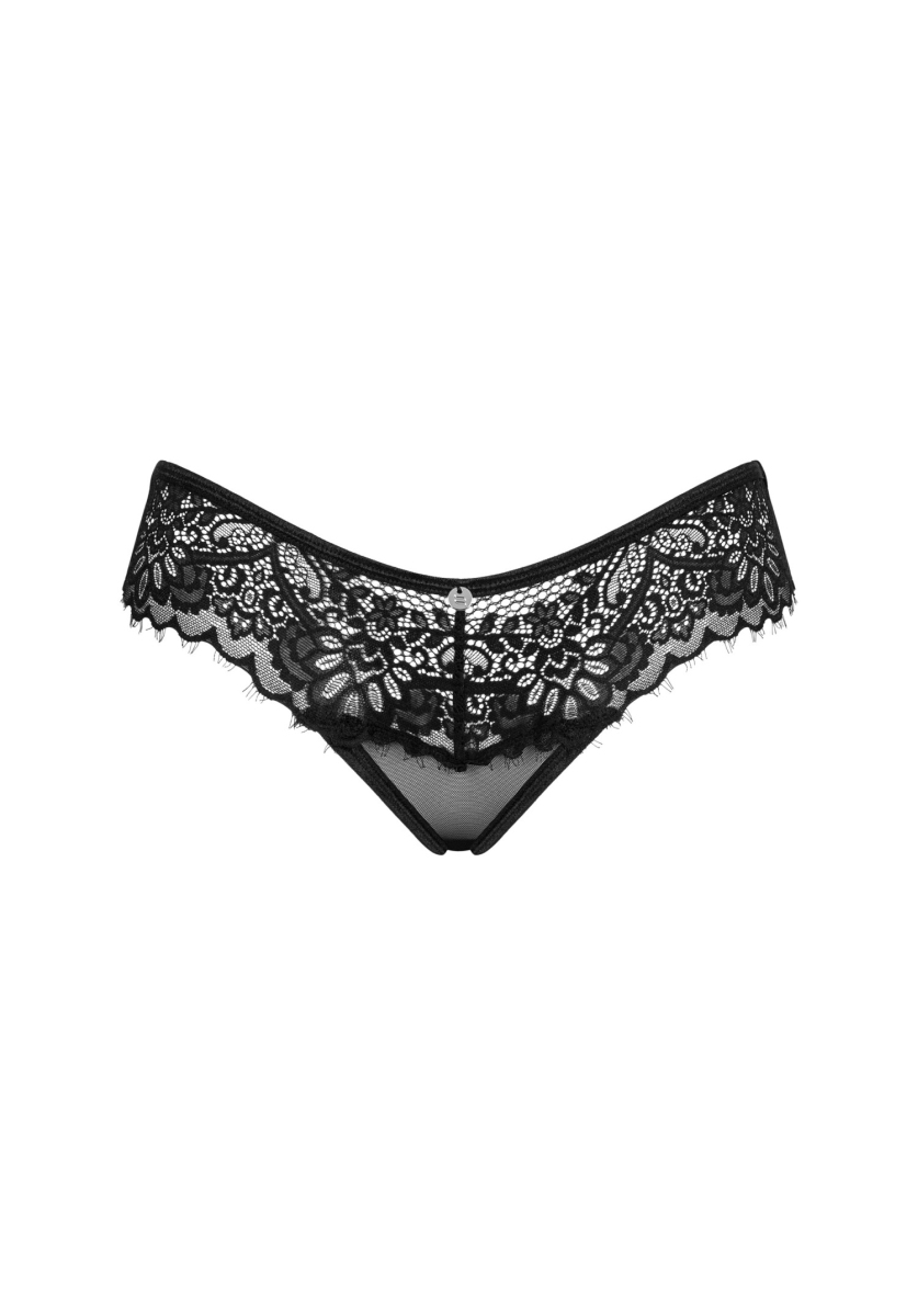 Трусики Maderris panties Obsessive чорні, XS/S
