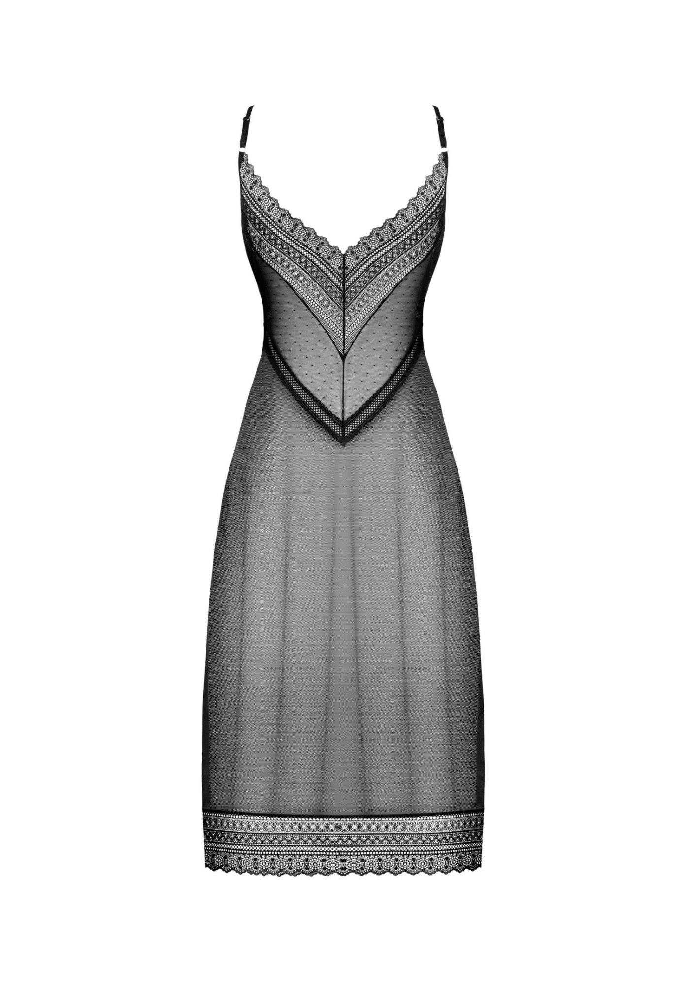 Пеньюар довгий Obssesive Estiqua chemise XL/2XL