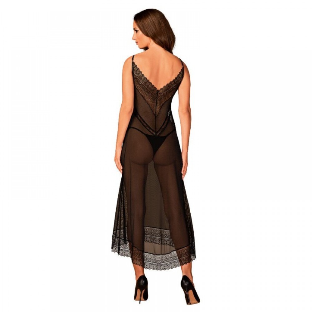 Пеньюар довгий Obssesive Estiqua chemise XL/2XL