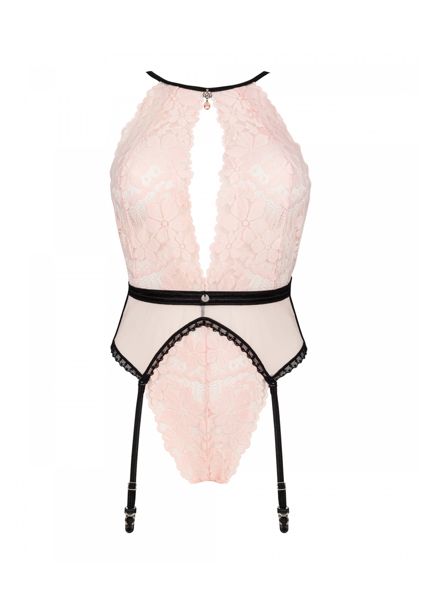 Мереживне боді Obsessive Lilines body L/XL