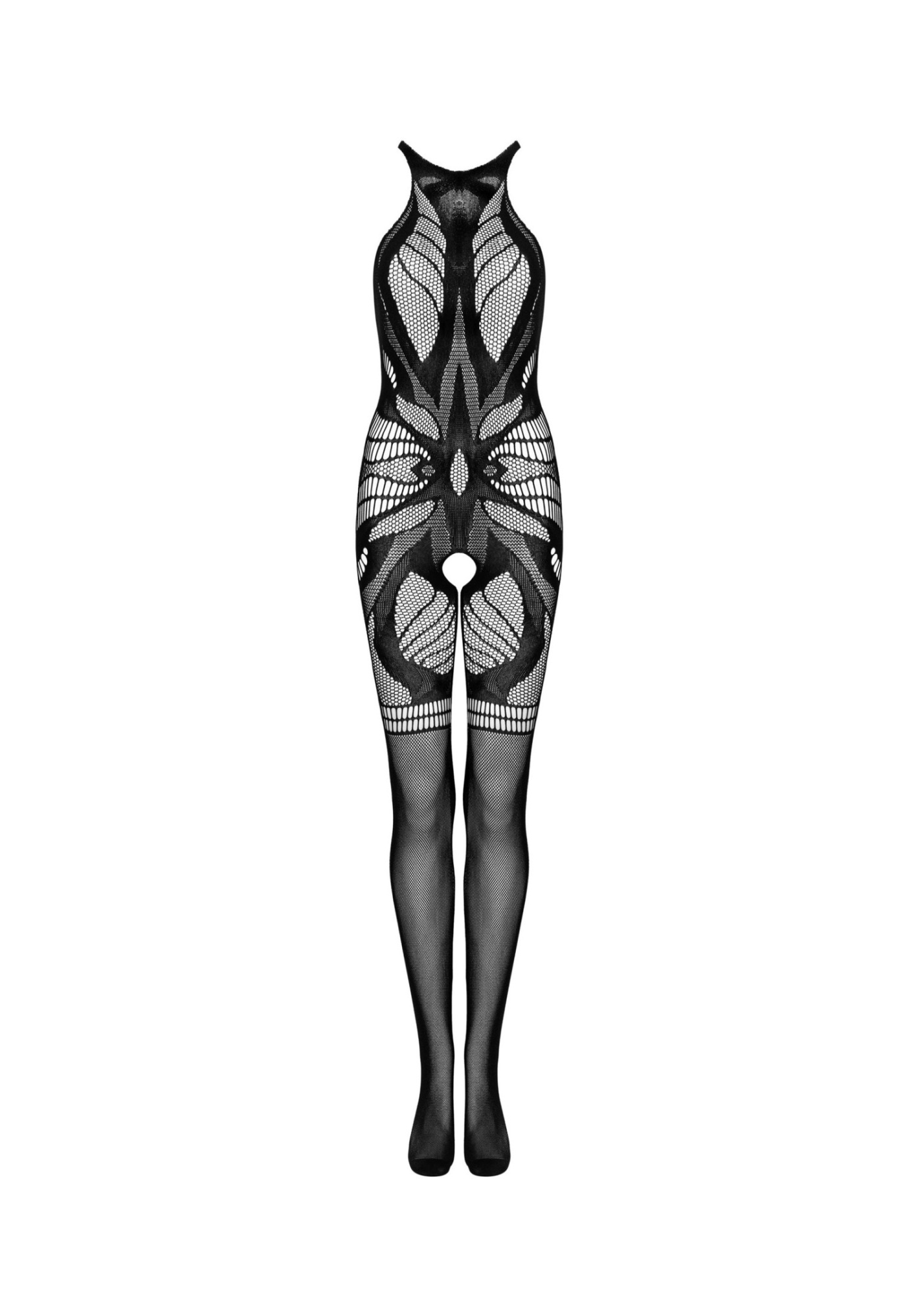 Комбинезон с открытым доступом Obsessive G331 черный, S/M/L
