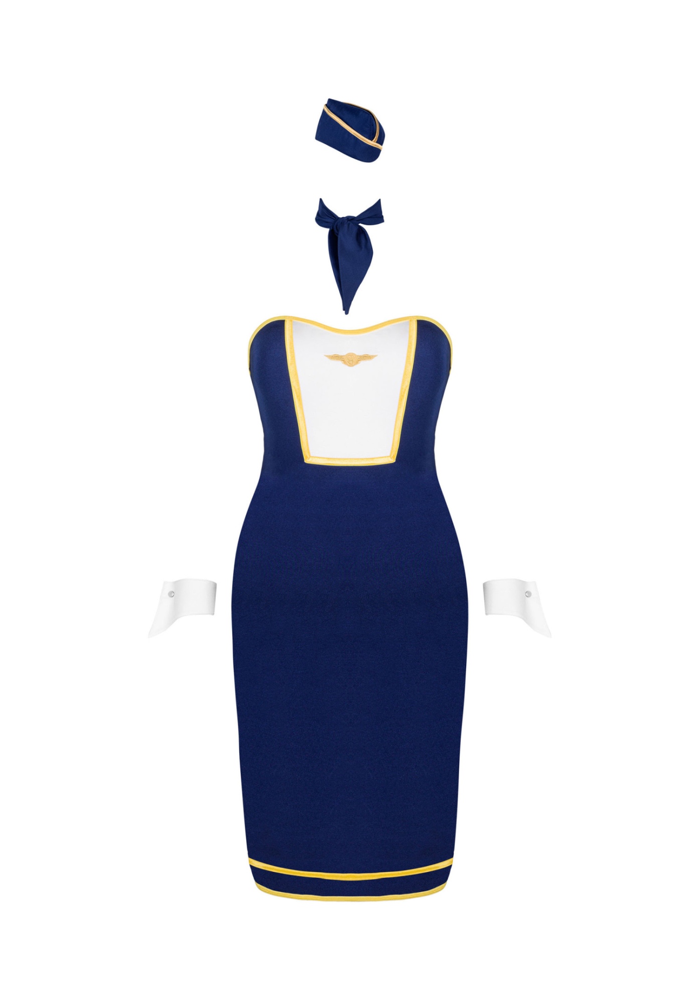 Костюм стюардеси OBSESSIVE - STEWARDESS UNIFORM COSTUME XS/S