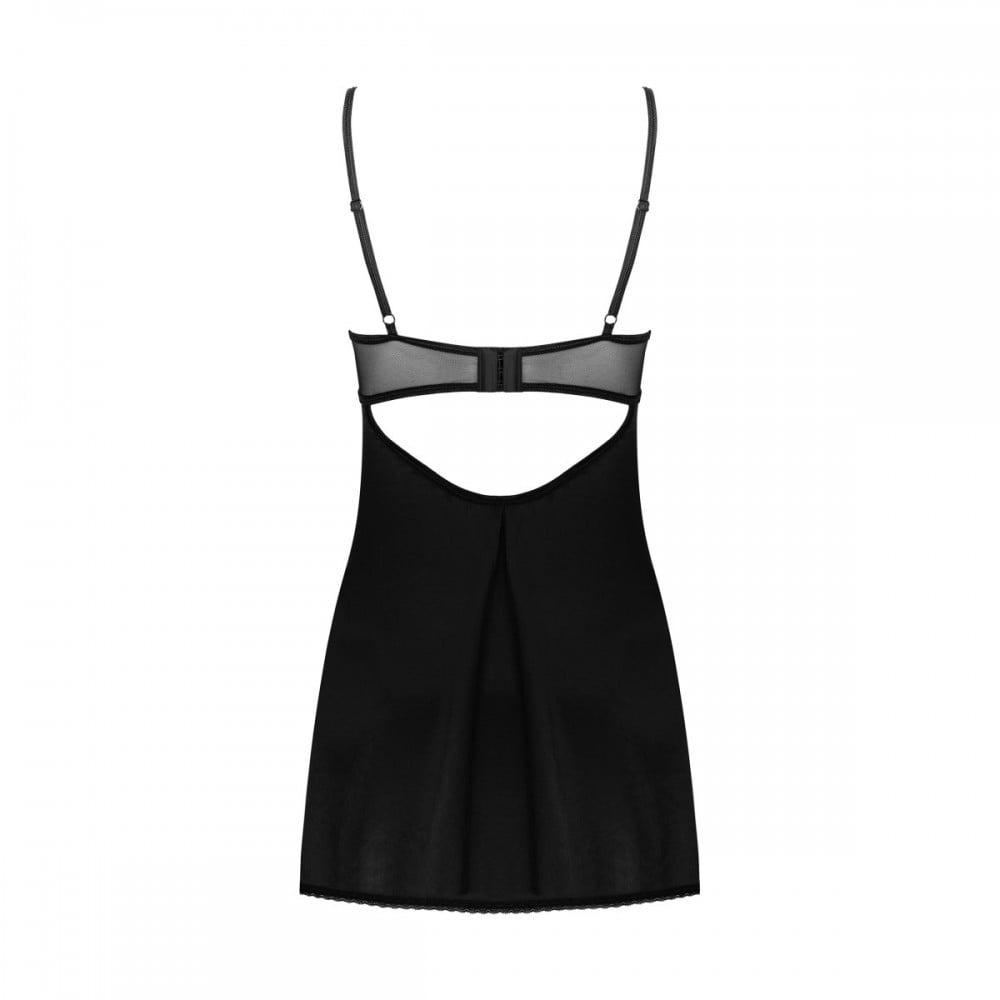 Пеньюар + трусики Obsessive Serena Love Chemise XS/S