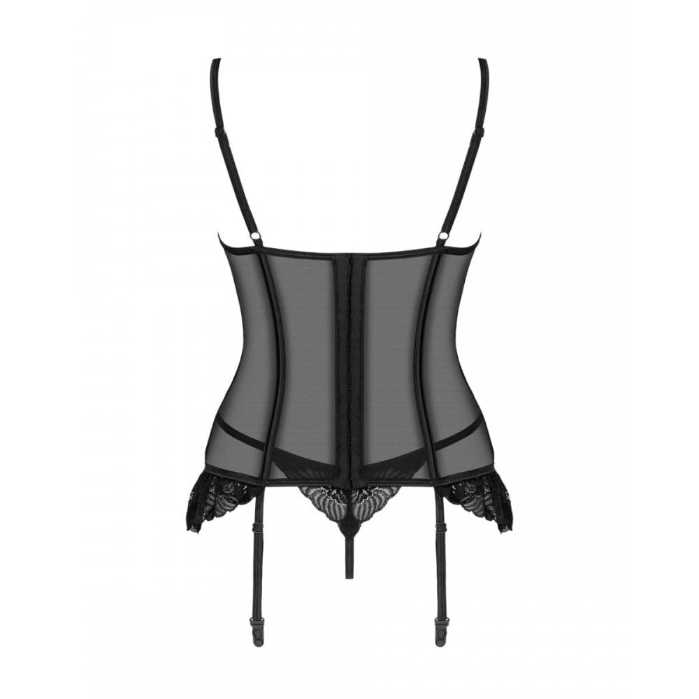 Корсет та стрінги Obsessive Serena Love M/L