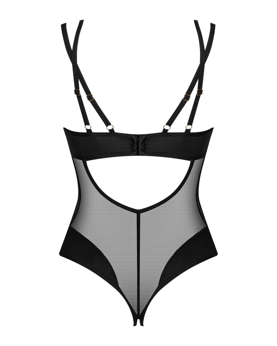 Боди сетка с открытым доступом XS/S Nesari Obsessive, черное