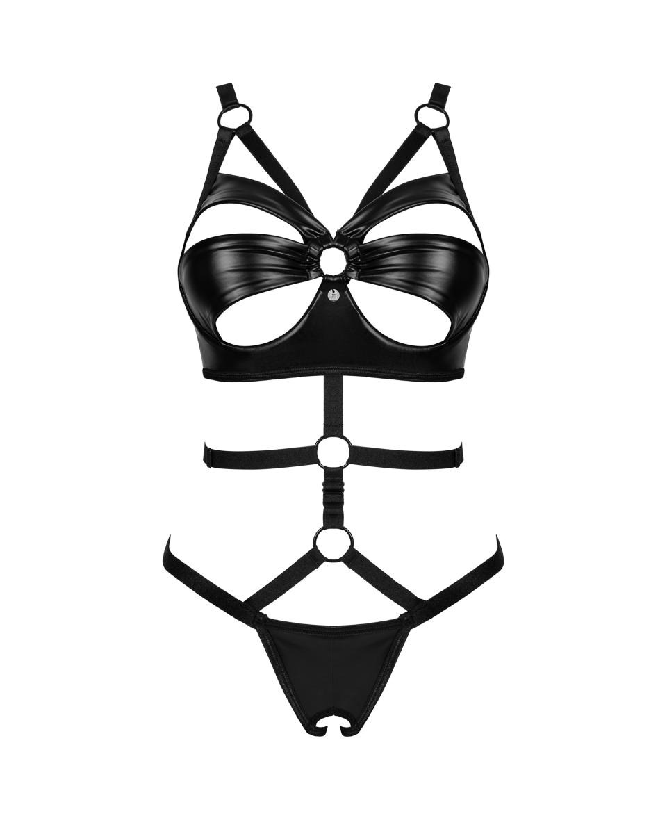 Боді з відкритим доступом XS/S Armares Obsessive, чорне