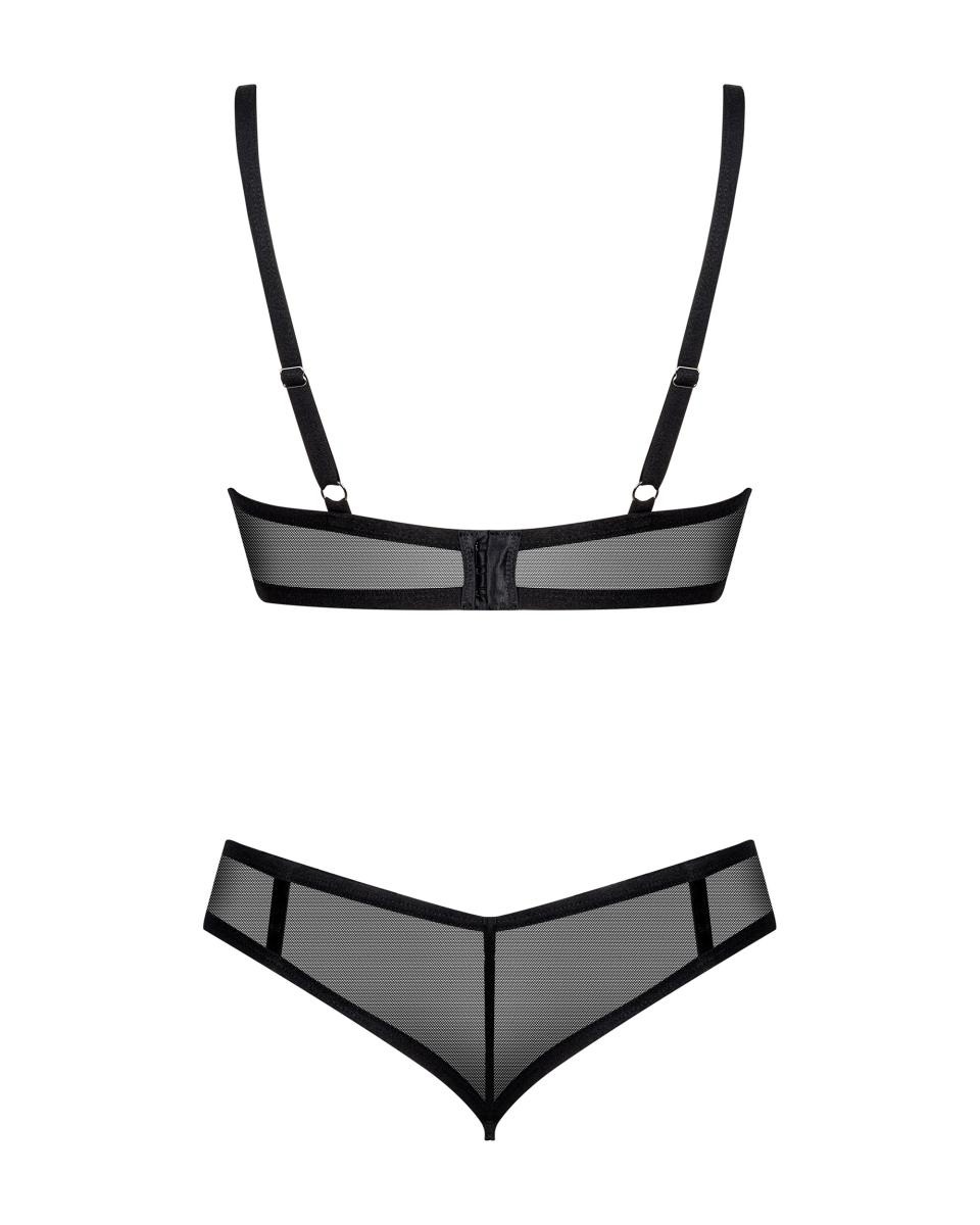 Комплект Obsessive Glandez, черный, XS/S