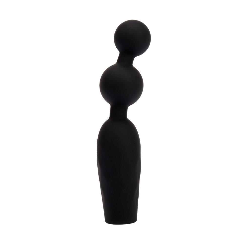Анальна пробка CHISA Black Mont Vibrating Booty Beads з вібруючими бусинами