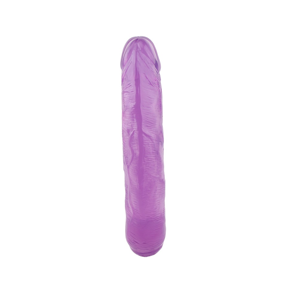 Фалоімітатор двосторонній Chisa Hi-Rubber, фіолетовий 45 см