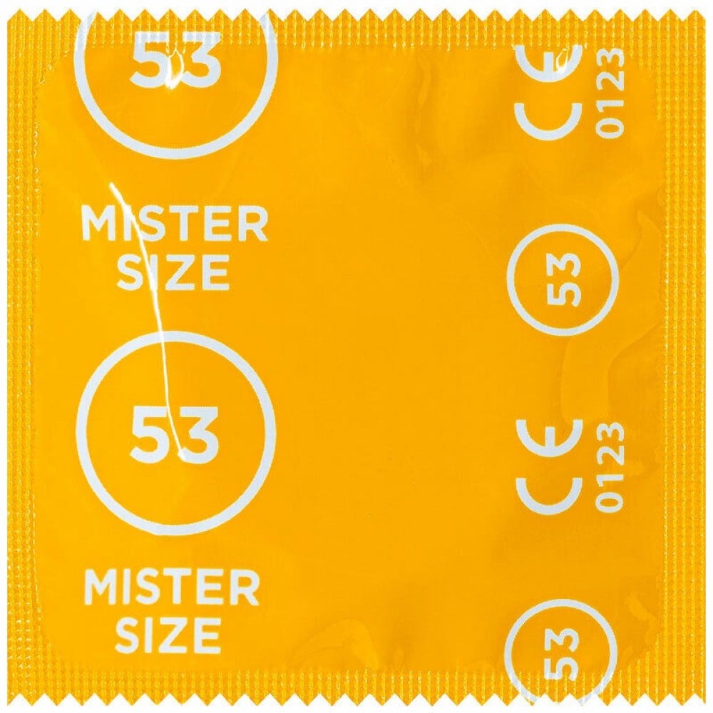 Презервативи ультратонкі Mister Size латексні, 53 мм (ціна за упаковку, 3 шт.)