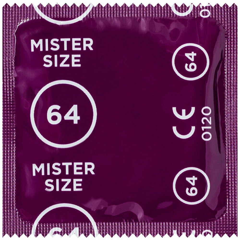 Презервативи ультратонкі Mister Size латексні, 64 мм (ціна за упаковку, 10 шт.)