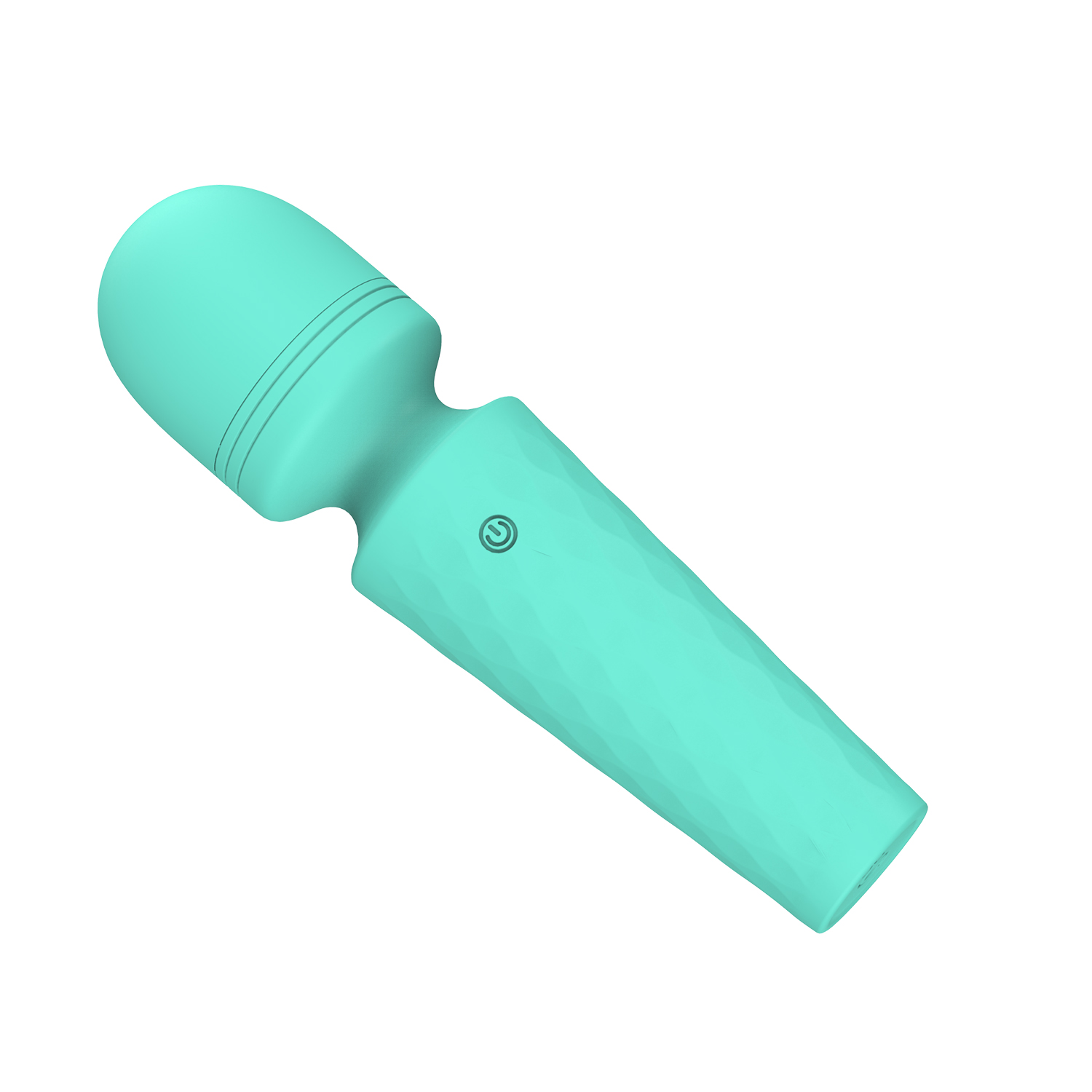 Міні-вібратор мікрофон Every Night Toys Sharon бірюзовий, 10 режимів вібрації