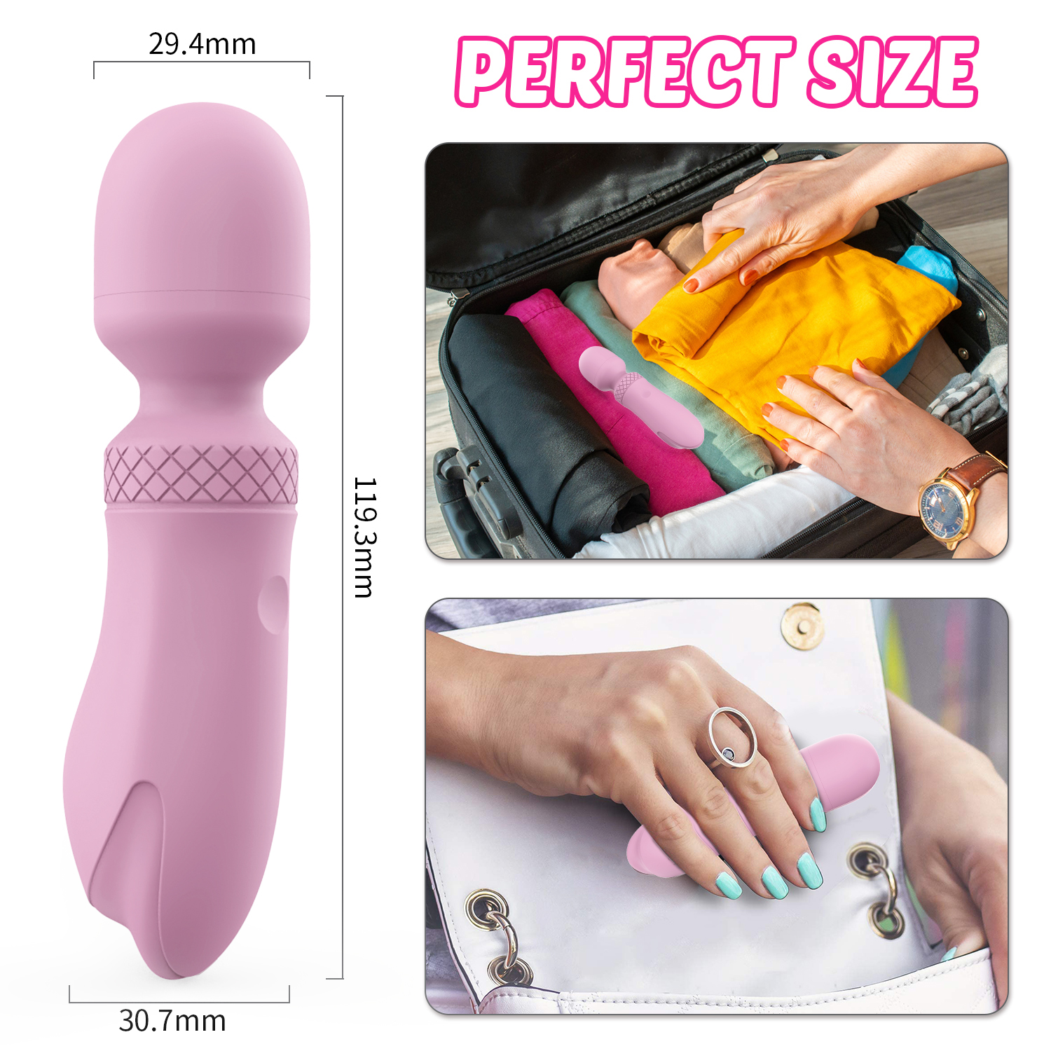 Міні-вібратор-мікрофон Every Night Toys Scarlett лавандовий, 10 режимів вібрації