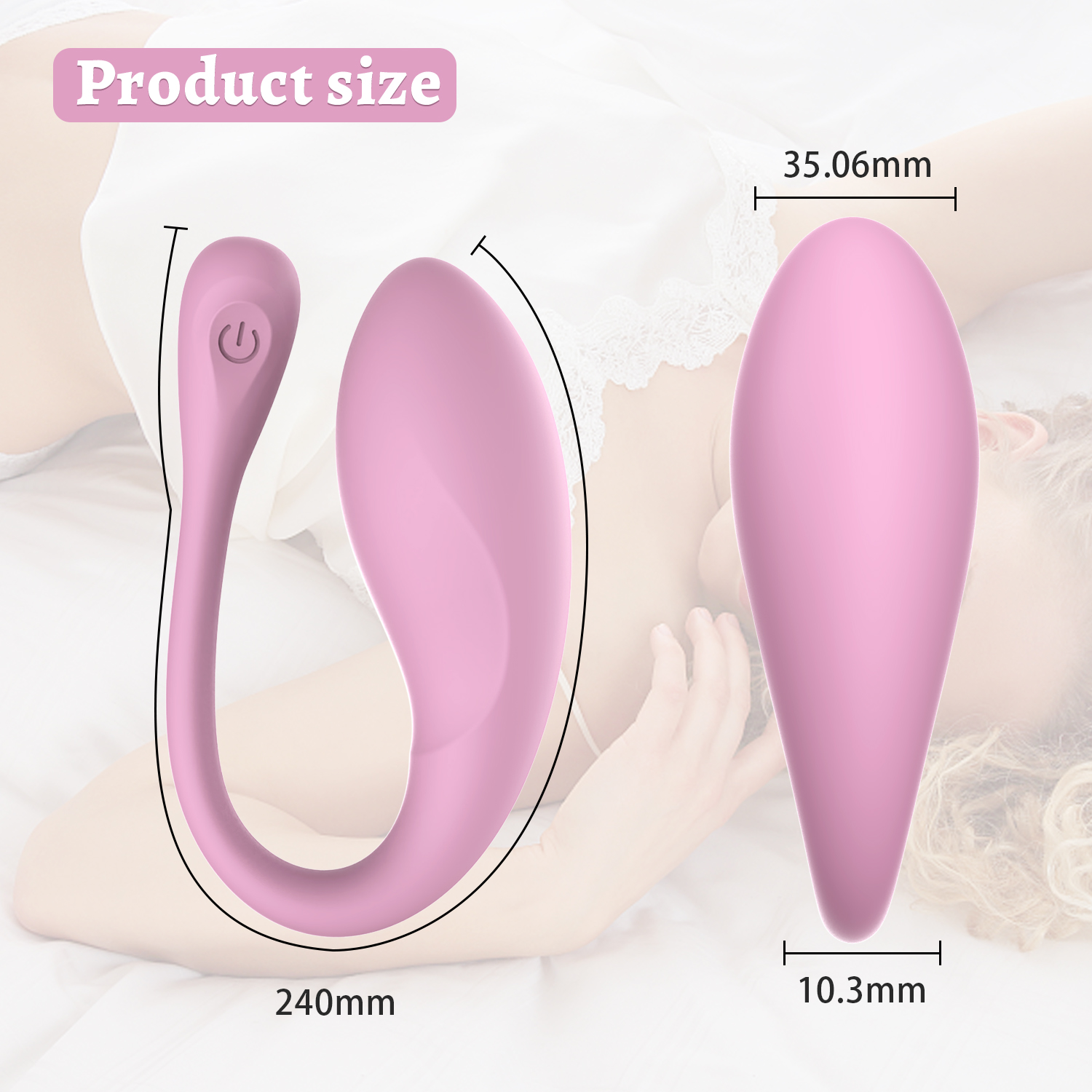 Віброяйце Every Night Toys Isadora з дистанційним керуванням, лавандовий, 10 режимів вібрації