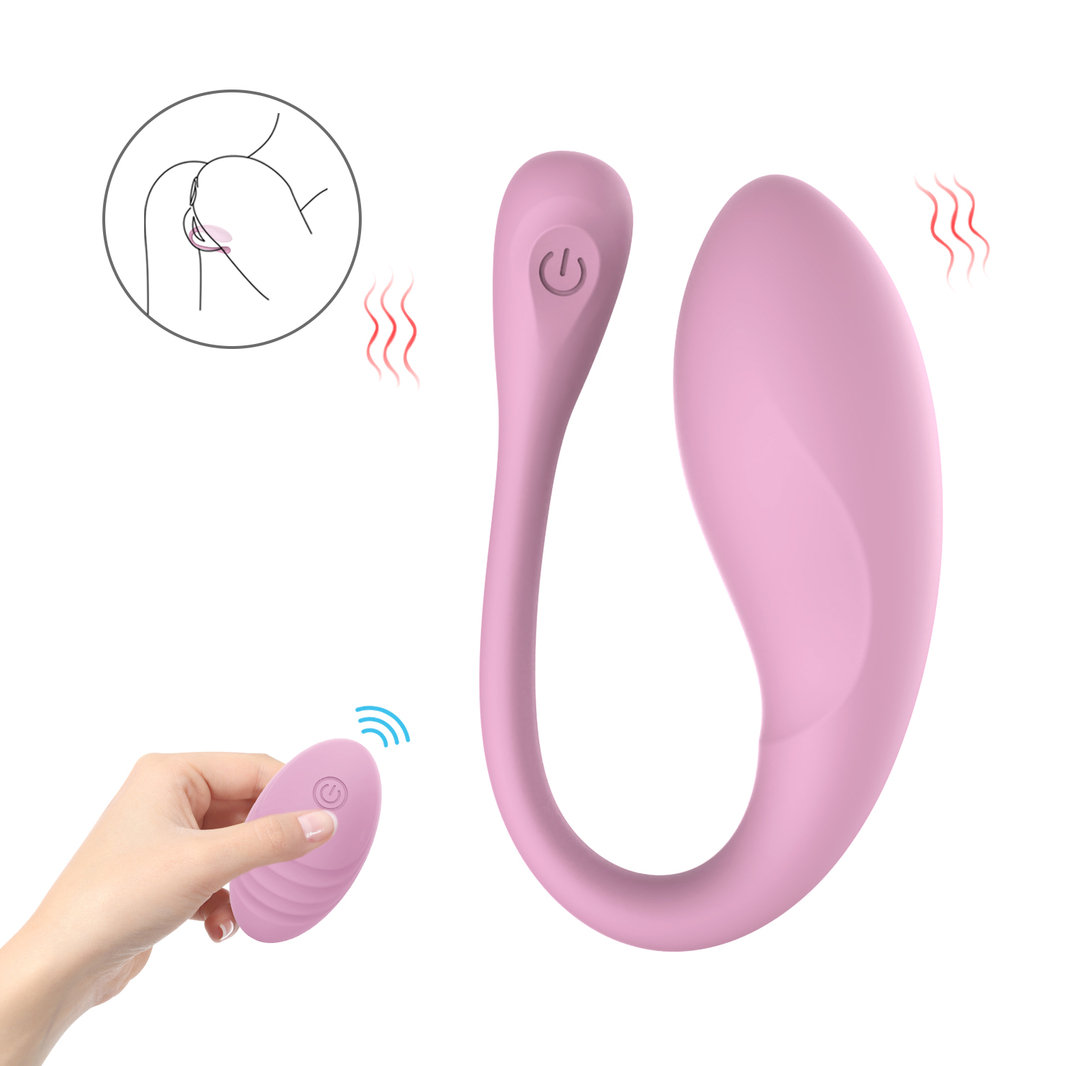 Віброяйце Every Night Toys Isadora з дистанційним керуванням, лавандовий, 10 режимів вібрації