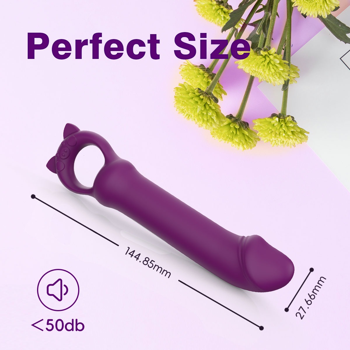 Мини-вибратор Every Night Toys Grace фиолетовый, 10 режимов вибрации