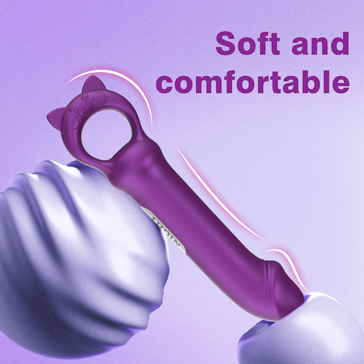 Мини-вибратор Every Night Toys Grace фиолетовый, 10 режимов вибрации