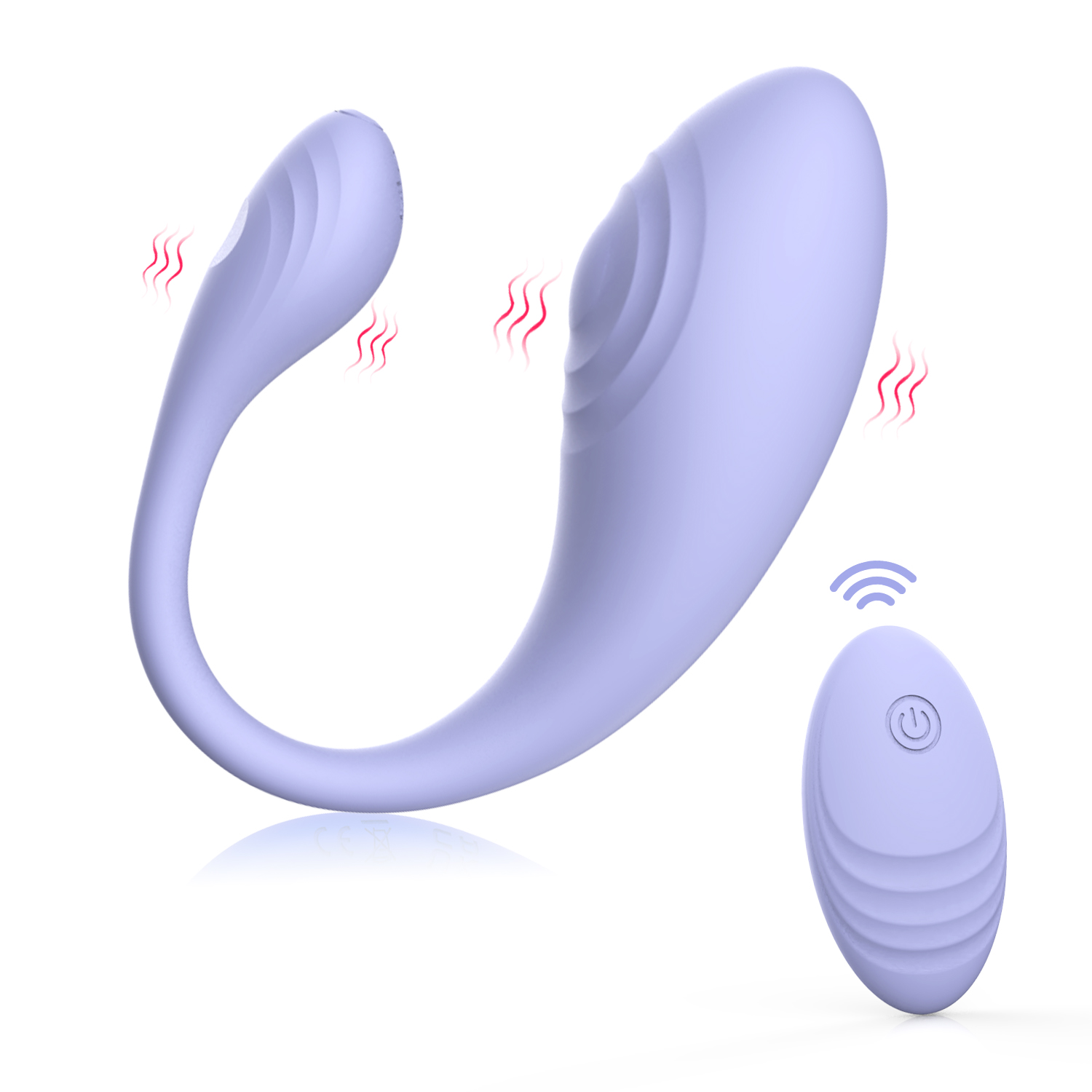Віброяйце Every Night Toys Letitia з дистанційним керуванням, бузковий, 10 режимів вібрації