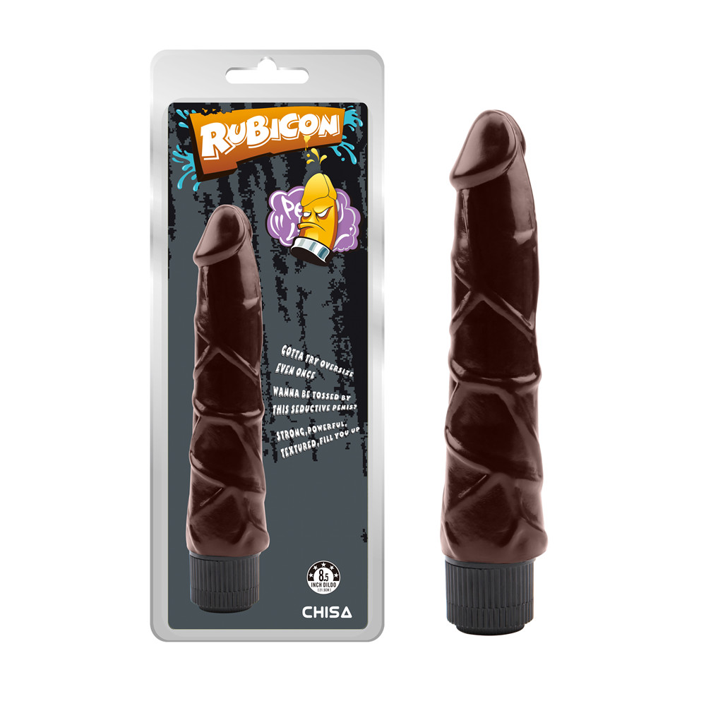 Вибратор реалистик Chisa Rubicon Ignite vibrating Cock, коричневый