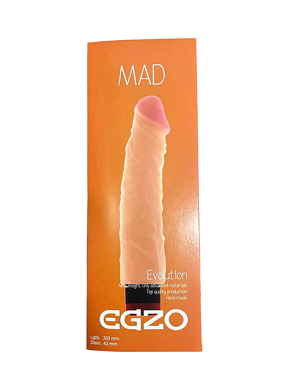 Вібратор реалістичний EGZO MAD Ciberskin Great Loverer на батарейках