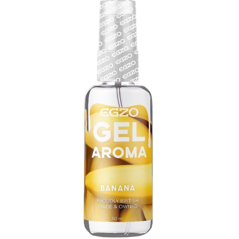 Їстівний гель-лубрикант EGZO Aroma Gel Banana зі смаком банана, 50 мл
