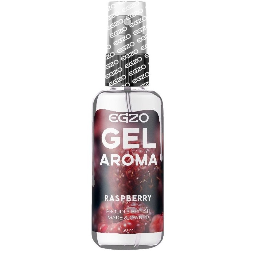 Їстівний гель-лубрикант EGZO Aroma Gel Raspberry зі смаком малини, 50 мл