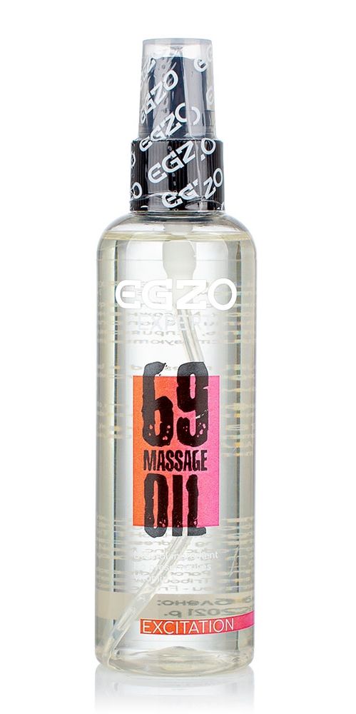 Органічне масажне масло з збуджуючим ефектом EGZO Expert - Excitation, 100 мл