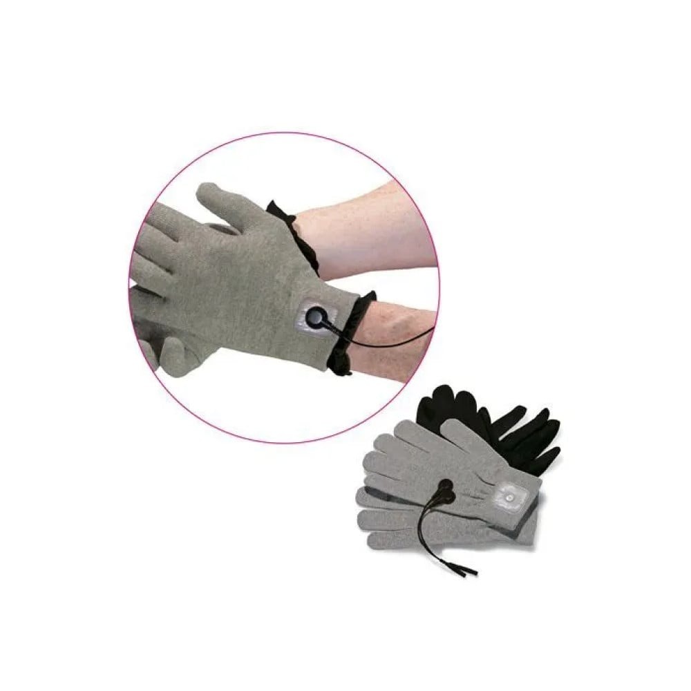 Рукавички для електростимуляції Mystim Magic Gloves сірі