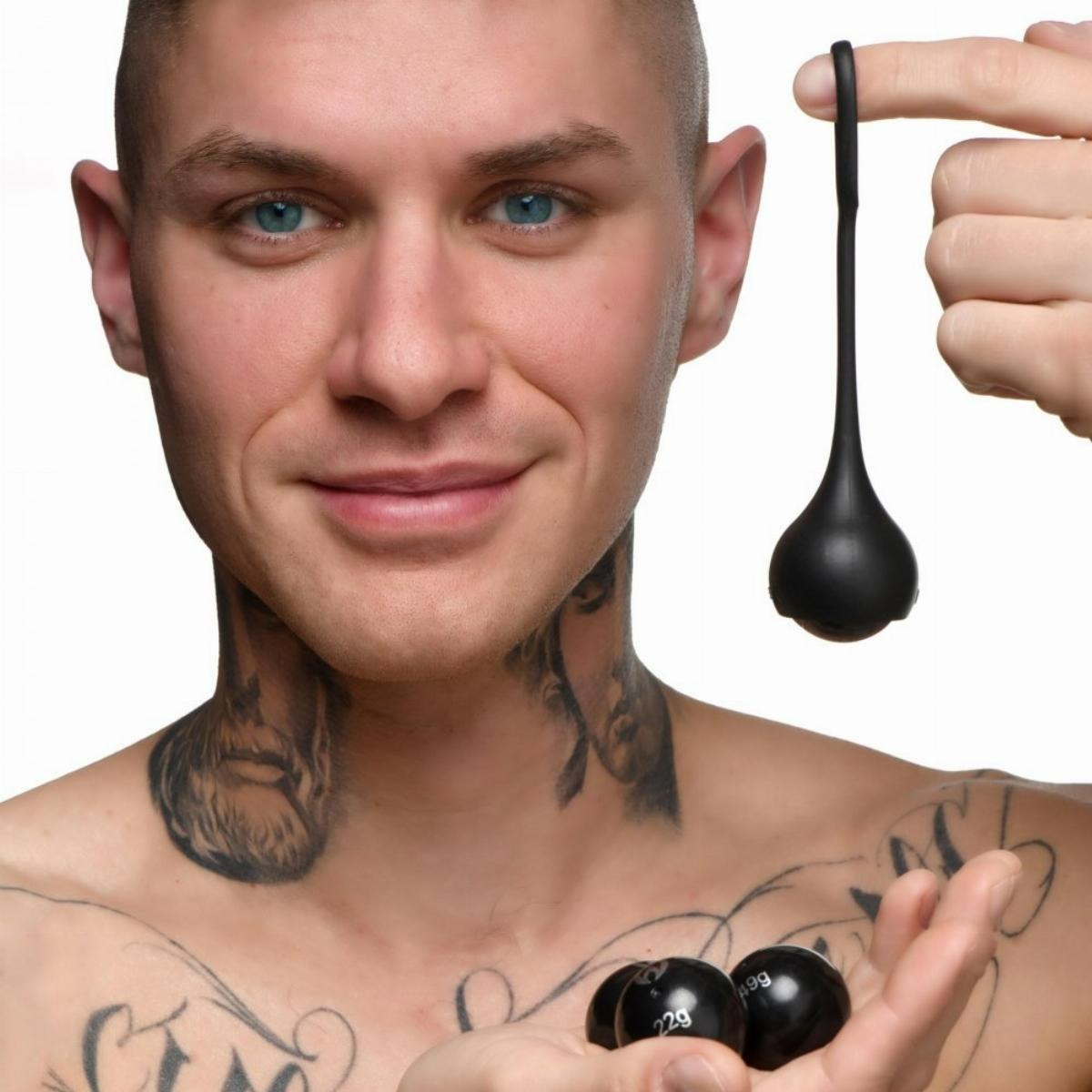 Силиконовая подвеска для пениса Cock Dangler с грузиками – черная,Cock Dangler Siliconen Penishanger