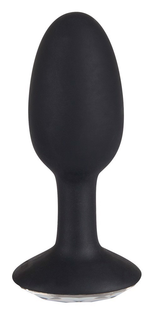 Анальная пробка со стразом You2Toys Butt Plug Diamond S, силикон, черная