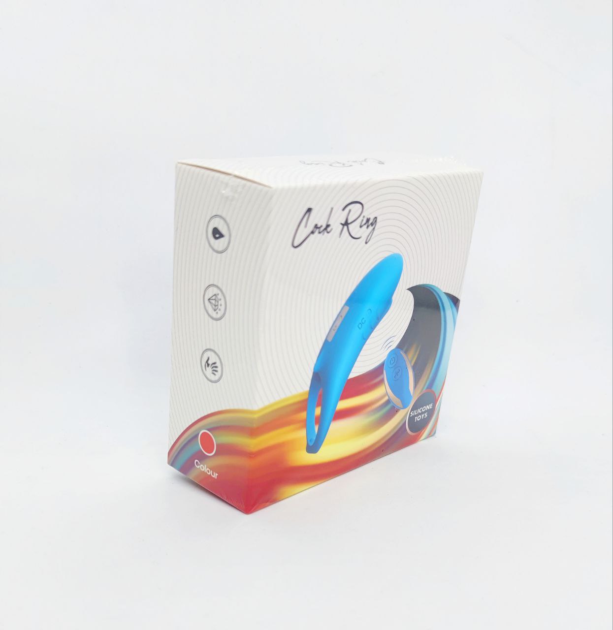 Ерекційне віброкільце Shark rose red