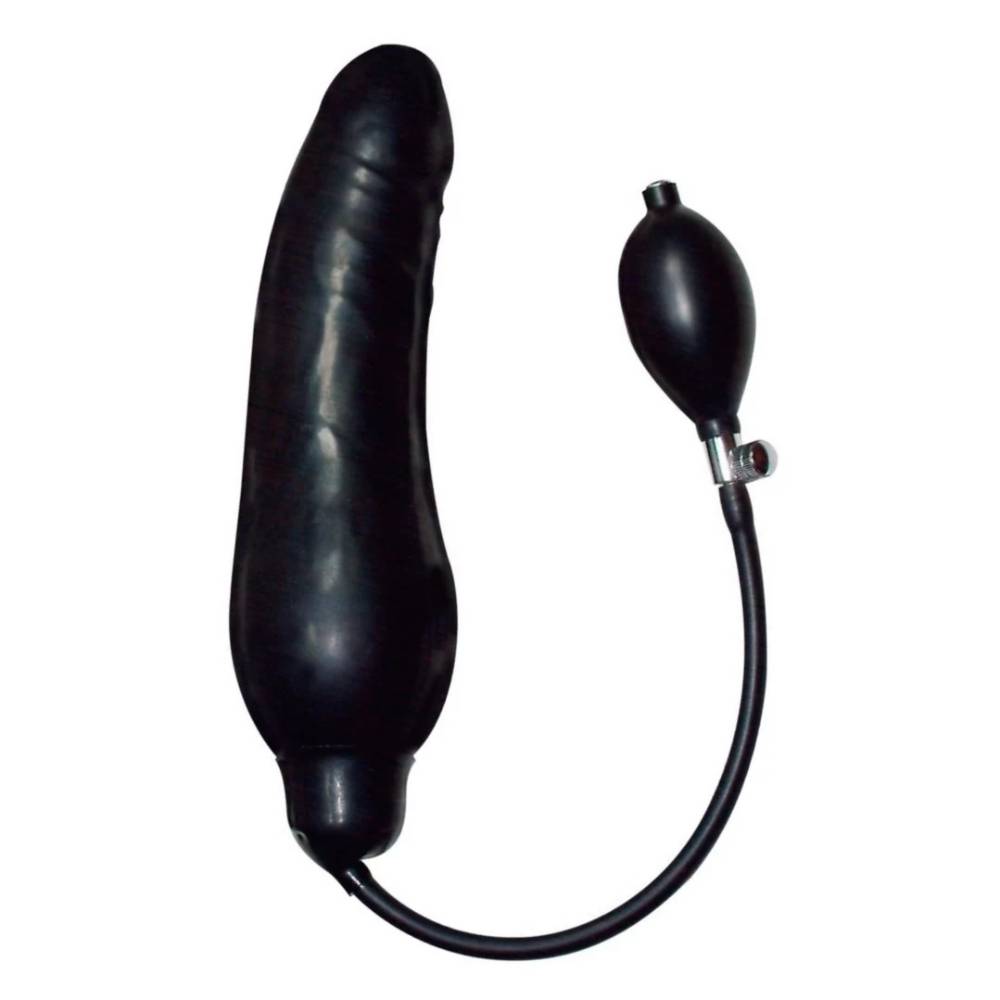 Фалоімітатор з накачуванням реалістичний You2Toys чорний, 23 х 4 см
