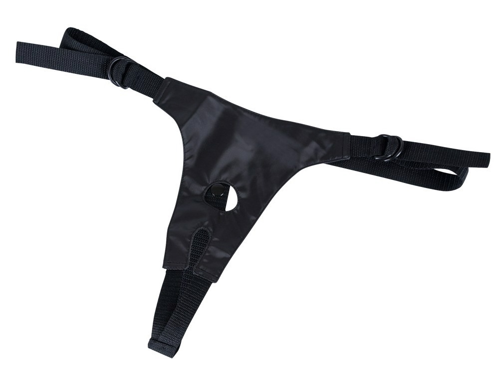 Страпон-сет с 3 бежевыми насадками You2Toys Strap-on и черными трусиками для фиксации