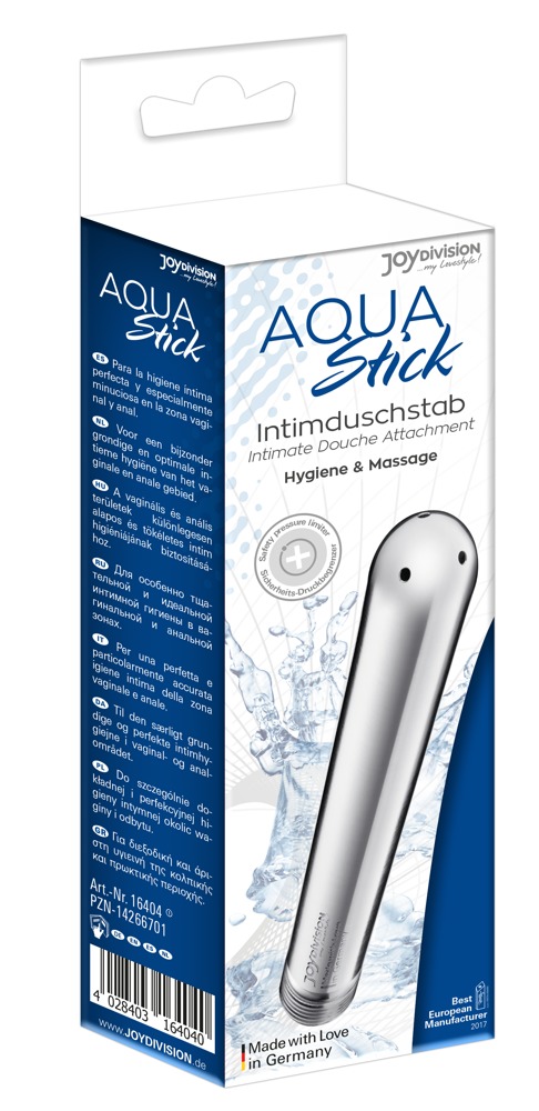 Насадка анальный душ Joy Division Aluminium Intimate Douche, серебристый