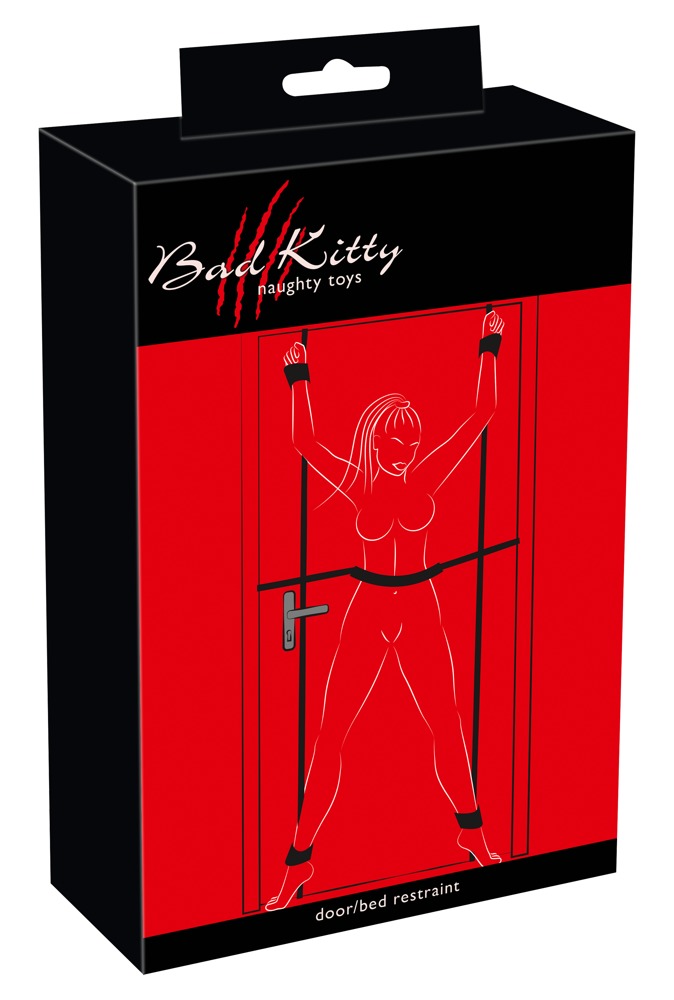 Система фіксації на ліжко або двері Bad Kitty Door&Bed Restraints, чорний