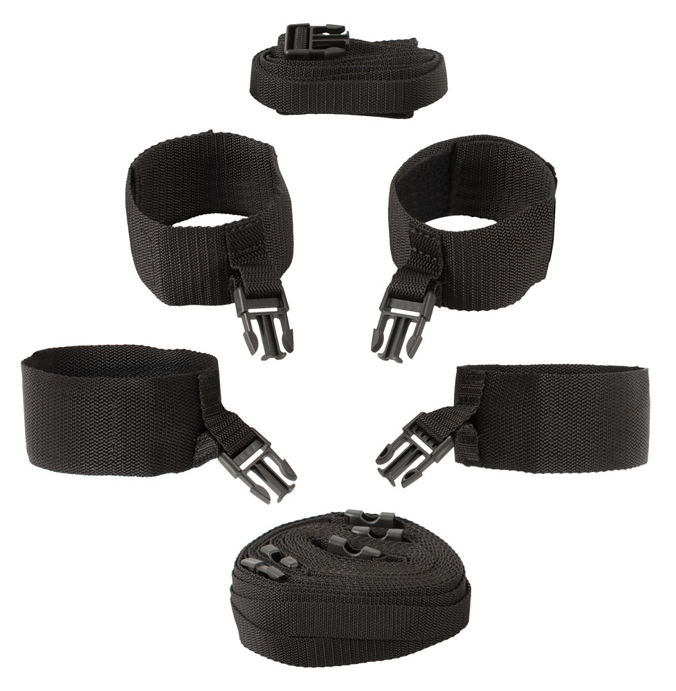 Система фіксації на ліжко або двері Bad Kitty Door&Bed Restraints, чорний