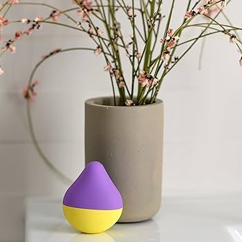 Вібратор для клітора Iroha Mini, фіолетово-жовтий