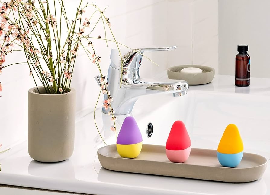 Вібратор для клітора Iroha Mini, жовто-блакитний